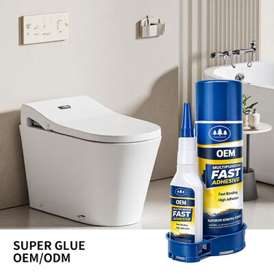 좋은 가격 대형 제조업자 빠른 접착성 목재 금속 가죽 플라스틱 400ml 활성제 및 100g 시나크릴레이트 인스턴트 접착 온라인으로