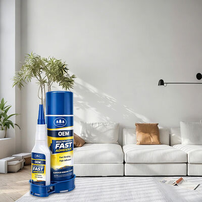 좋은 가격 OEM 공장 슈퍼 접착제 사이아노아크릴레이트 접착제 400ml 및 100g 스프레이 액티베이터 두 가지 구성 요소 인스턴트 접착제 온라인으로