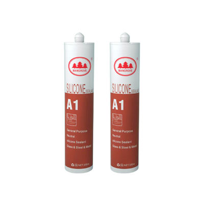 좋은 가격 산업용 산성 아세톡시 실리콘 실란트 590ml 용량, 표면 경화 시간 5-10분 온라인으로