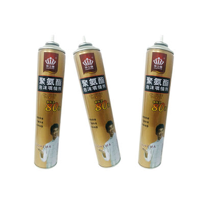 다목적 열 격리 PU 폼 스프레이 밀폐제 750ml 확장 가능한 닫힌 셀