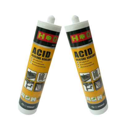 빠른 치료 방수 맑은 산 실리콘 밀폐물 창문 문 집