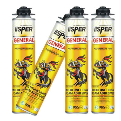 750ml 방화 베이지 하얀 폴리우레탄 폼 필러 문 창문 밀폐