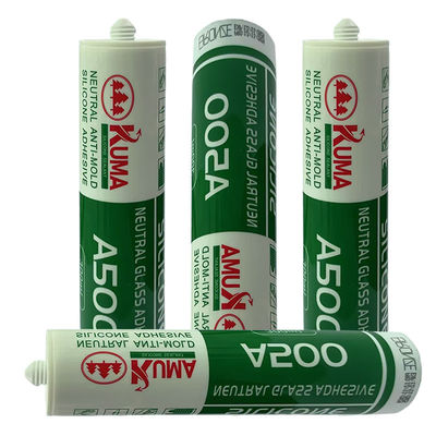 포산에서 OEM Factroy 중립 실리콘 밀착제 흑백 태양 유리 및 지붕 실리콘 접착제