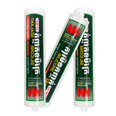 좋은 가격 맑은 흰색 방수 창문 유리 욕실 주방 산성 실리콘 밀약 온라인으로